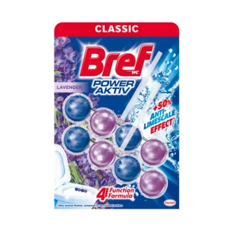   WC illatosító 2 x 50 g golyós Power Aktiv Bref Lavender Field