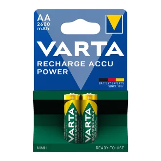 Elem tölthető akku AA ceruza 2600 mAH Power 2 db/csomag, Varta – Tonerklinika Debrecen