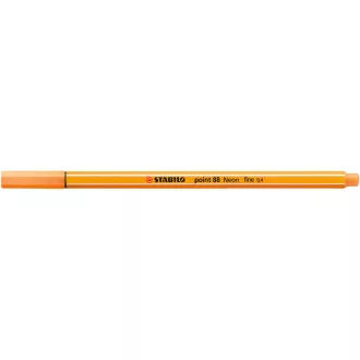 Rostirón, tűfilc 0,4mm, STABILO Point 88 neon narancs – Tonerklinika Debrecen