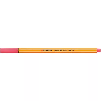 Rostirón, tűfilc 0,4mm, STABILO Point 88 neon piros – Tonerklinika Debrecen