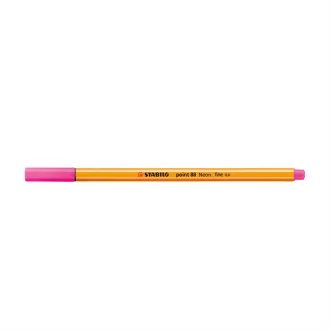 Rostirón, tűfilc 0,4mm, STABILO Point 88 neon rózsaszín – Tonerklinika Debrecen