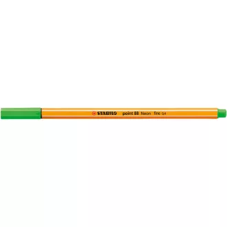 Rostirón, tűfilc 0,4mm, STABILO Point 88 neon zöld – Tonerklinika Debrecen