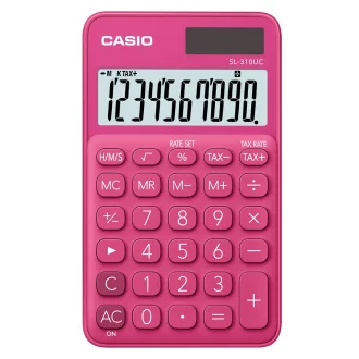 Zsebszámológép 10 digit Casio SL 310 rózsaszín – Tonerklinika Debrecen