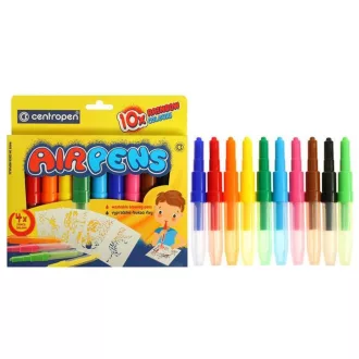 Filctoll fújós készlet Centropen AIRPENS 1500 Rainbow Colours 10 klf. szín – Tonerklinika Debrecen