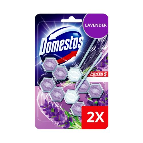 WC illatosító 2 x 55 g  Power5 Domestos Lavender