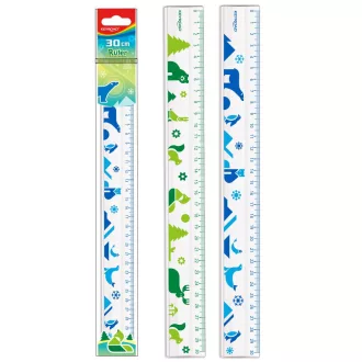 Vonalzó 30 cm, állat mintás Keyroad – Tonerklinika Debrecen