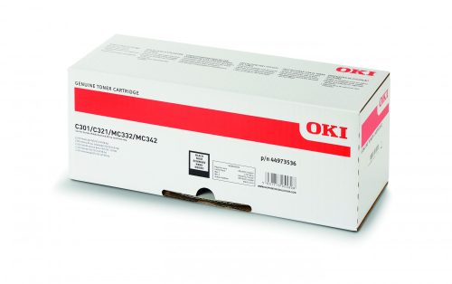 Oki C301/C321 Toner Black 2200 oldalra