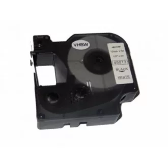 Utángyártott DYMO D1 kazetta 12mm x 7 m fehér-fekete 45013 #S0720530 – Tonerklinika Debrecen