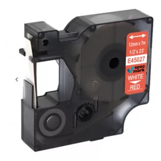 Utángyártott DYMO D1 45027 12mm x 7 m piros-fehér – Tonerklinika Debrecen