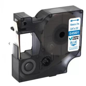 Utángyártott DYMO D1 45801 19mm x 7m átlátszó-kék S0720810 – Tonerklinika Debrecen
