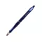Golyóstoll nyomógombos Bluering® V5 kék test gumírozott fogó, írásszín kék – Tonerklinika Debrecen