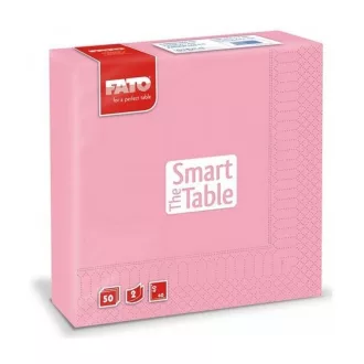   Szalvéta 2 rétegű 33 x 33 cm 50 lap/cs Fato Smart Table rózsaszín_82621500