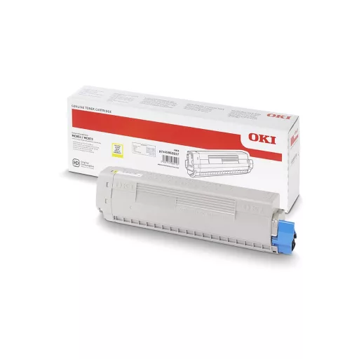 Oki MC853,MC873 Toner Sárga 7300 oldalra