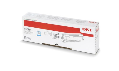 Oki MC853,MC873 Toner Cián 7300 oldalra