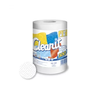   Háztartási papírtörlő kéztörlő 2 rétegű 300 lapos egyesével csomagolt Cleanit 300 Lucart_8523471