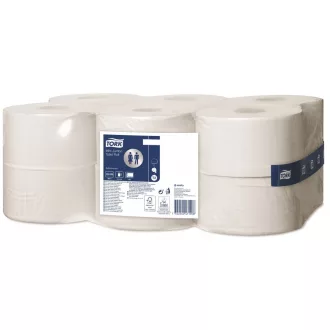   Toalettpapír 2 rétegű közületi átmérő: 18,8 cm 170 m/tekercs 12 tekercs/karton Mini Jumbo Tork_120278 fehérített