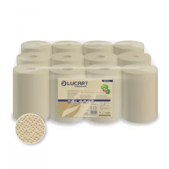   Kéztörlő 2 rétegű tekercses átmérő: 19 cm fehér 6 tekercs/karton 150 ID Eco Lucart_861061E