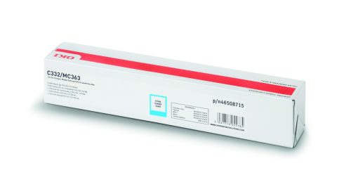 Oki C332/MC363 Toner Cián 1500 oldalra