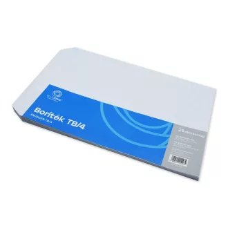 Boríték TB/4 öntapadó bélésnyomott 250x353mm Bluering® 25 db/csom fehér – Tonerklinika Debrecen