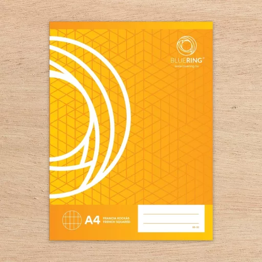 Füzet iskolai A4, 32lap, franciakockás 88-32 Bluering® – Tonerklinika Debrecen