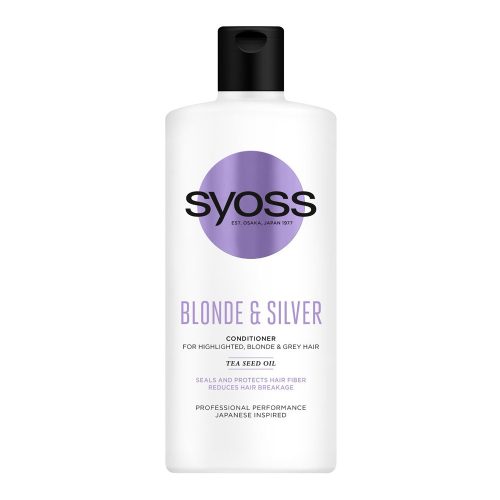 Balzsam 440 ml Syoss Blonde&Silver