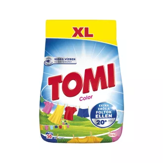 Mosópor 2,75 kg (50 mosás) színes ruhákhoz Tomi Color