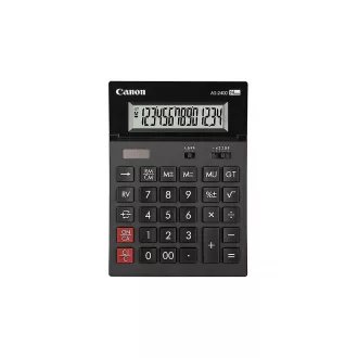 Számológép asztali 14 számjegy, döntött kijelző, Canon, AS-2400 – Tonerklinika Debrecen