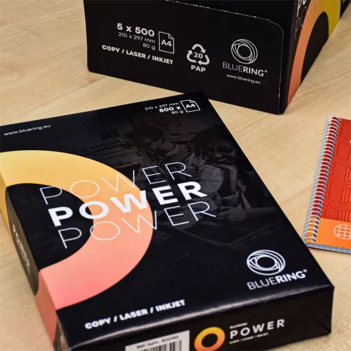 Másolópapír A4, 80g, Bluering® Power 500 ív/csomag – Tonerklinika Debrecen
