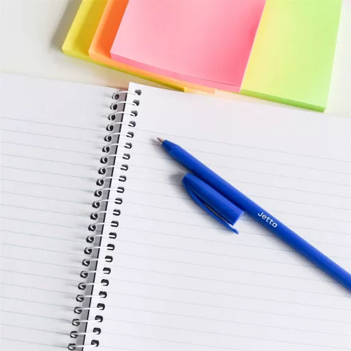 Golyóstoll 0,7mm eldobható, hatszögletű test kupakos Bluering® Jetta, írásszín kék – Tonerklinika Debrecen