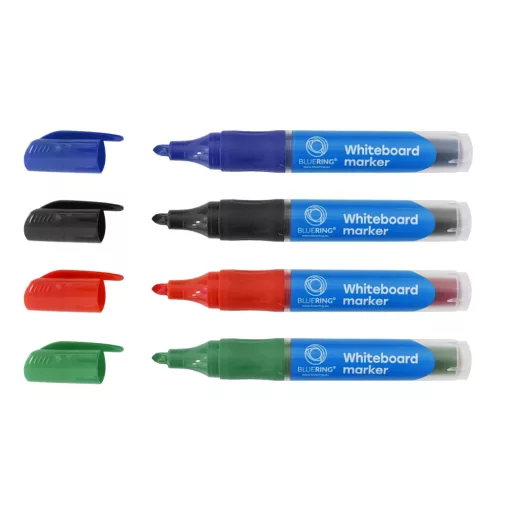 Táblamarker 3mm, kerek, cserélhető betétes, Bluering fekete – Tonerklinika Debrecen