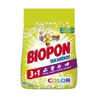   Mosópor 1,02 kg (17 mosás) színes ruhákhoz Biopon Takarékos Color