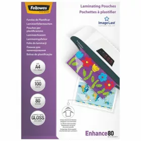 Lamináló fólia, A4, 80 mikron, fényes, 100 db/doboz, Fellowes® – Tonerklinika Debrecen