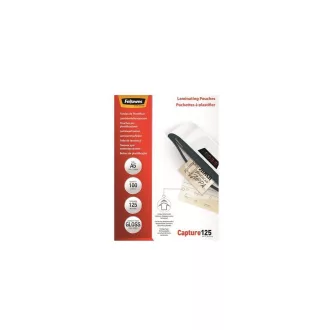 Lamináló fólia, A5, 125 mikron, fényes, 100 db/doboz, Fellowes® – Tonerklinika Debrecen