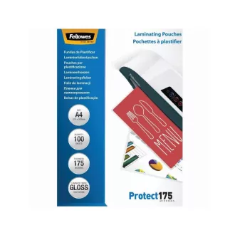 Lamináló fólia, A4, 175 mikron, fényes, 100 db/doboz, Fellowes® – Tonerklinika Debrecen