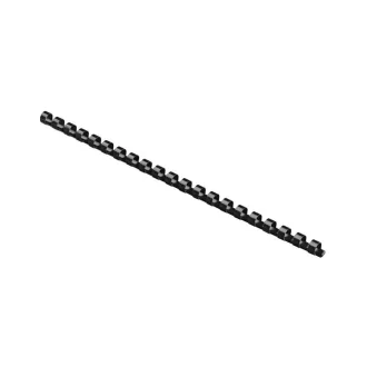 Spirál műanyag, 12mm, 56-80lap, 100 db/doboz, Fellowes® fekete – Tonerklinika Debrecen