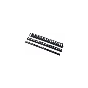 Spirál, műanyag, 16mm, 101-120lap, 100 db/doboz, Fellowes® fekete – Tonerklinika Debrecen
