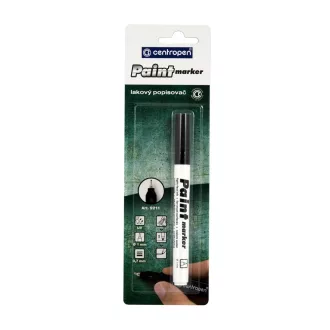 Lakkmarker 0,7mm, vékony metál hegy Centropen 9211 fekete – Tonerklinika Debrecen