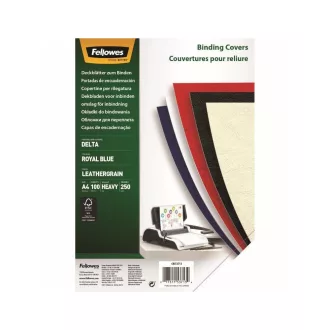 Hátlap, A4, 250 g, matt, Fellowes® Delta, 100 db/csomag, királykék – Tonerklinika Debrecen