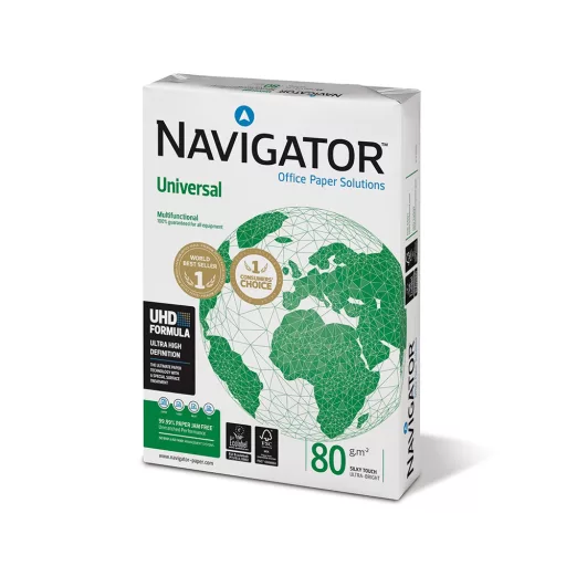 Másolópapír A3, 80g, Navigator Universal, CIE 169 fehérség, prémium minőség, 500ív/csomag – Tonerklinika Debrecen