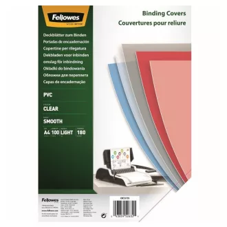 Előlap, A4, 180 mikron, 100 db/csomag, Fellowes® víztiszta – Tonerklinika Debrecen