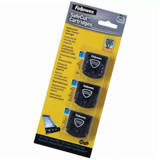 Vágókés görgős vágógépekhez, hullámos vágás, perforálás, hajtott vágás, Fellowes® 3 db/csomag, – Tonerklinika Debrecen