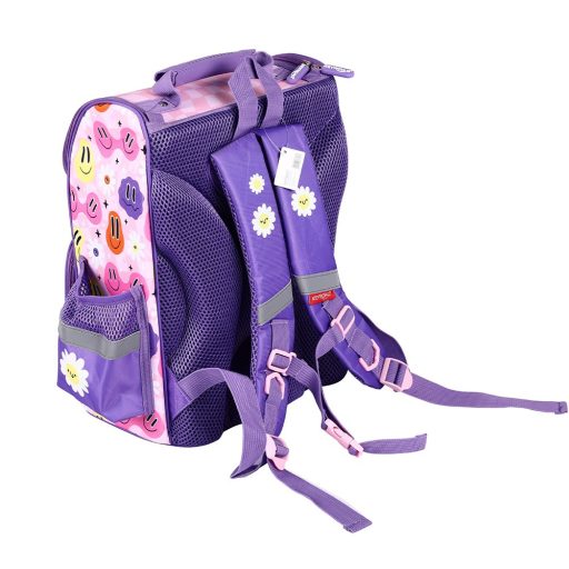 Iskolatáska, lányos, Smiley, 38 x 28 x 18 cm, Keyroad – Tonerklinika Debrecen