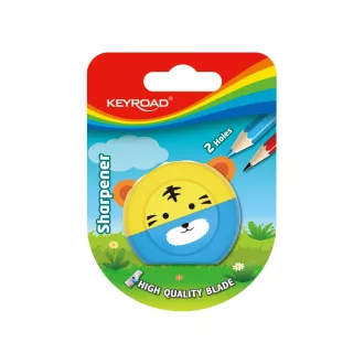 Hegyező, 2 lyukú, 1 db/bliszter, Keyroad Speedy Snail, vegyes színek – Tonerklinika Debrecen