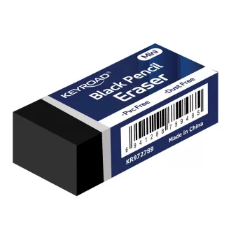 Radír, 30 db/display, Keyroad Tec Black, fekete – Tonerklinika Debrecen