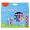 Rostirón, filctoll készlet, 5 mm, 12 db/bliszter, Keyroad Jumbo, vegyes színek – Tonerklinika Debrecen