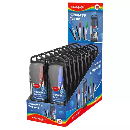 Körző, ceruzás, fém, Keyroad Smart, vegyes színek – Tonerklinika Debrecen