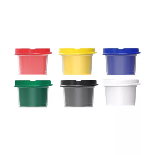 Ujjfesték készlet, 6 x 25 ml, Keyroad, vegyes színek – Tonerklinika Debrecen