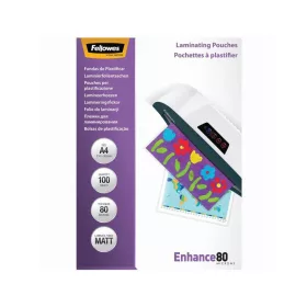 Lamináló fólia, A4, 80 mikron, matt, 100 db/doboz, Fellowes® – Tonerklinika Debrecen