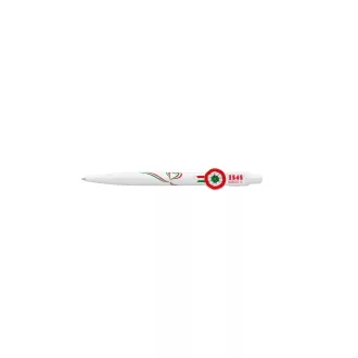 Golyóstoll 0,8mm, nyomógombos Ico kokárdás, 10 db/csomag, írásszín kék – Tonerklinika Debrecen