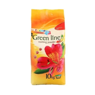 Mosópor 10 kg zsákos színes ruhákhoz Green Line